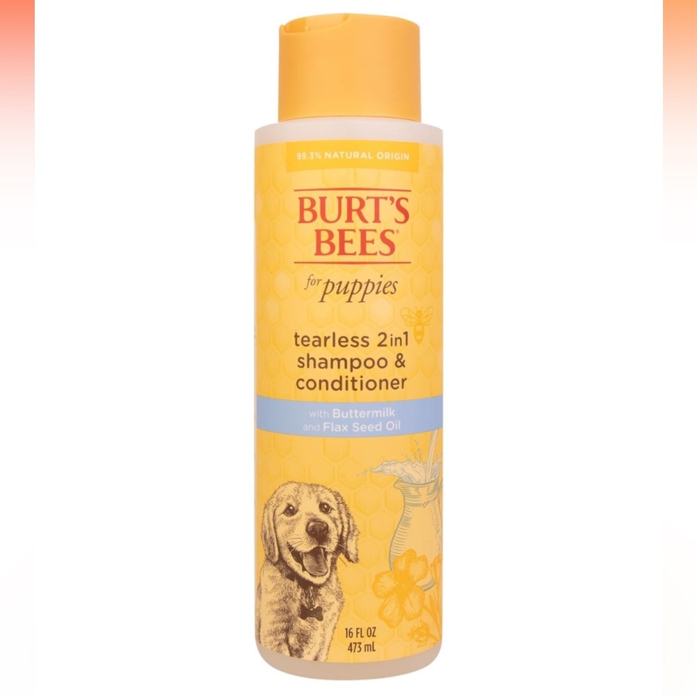 🎄 Burt's Bees for Puppies 2 in 1 tearless shampoo and conditioner NEW